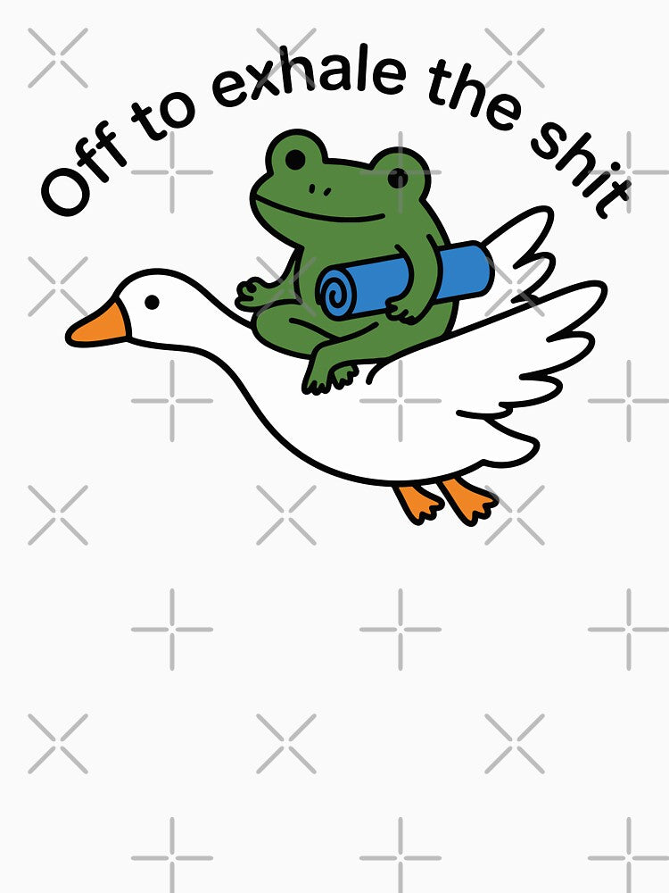 International Yoga Day Funny Frog Yoga Lover Meme by gunaone-design
