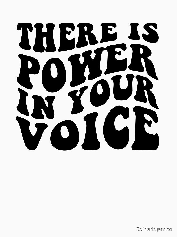 Bold Retro Typography Empowering Your Voice by Solidarityandco