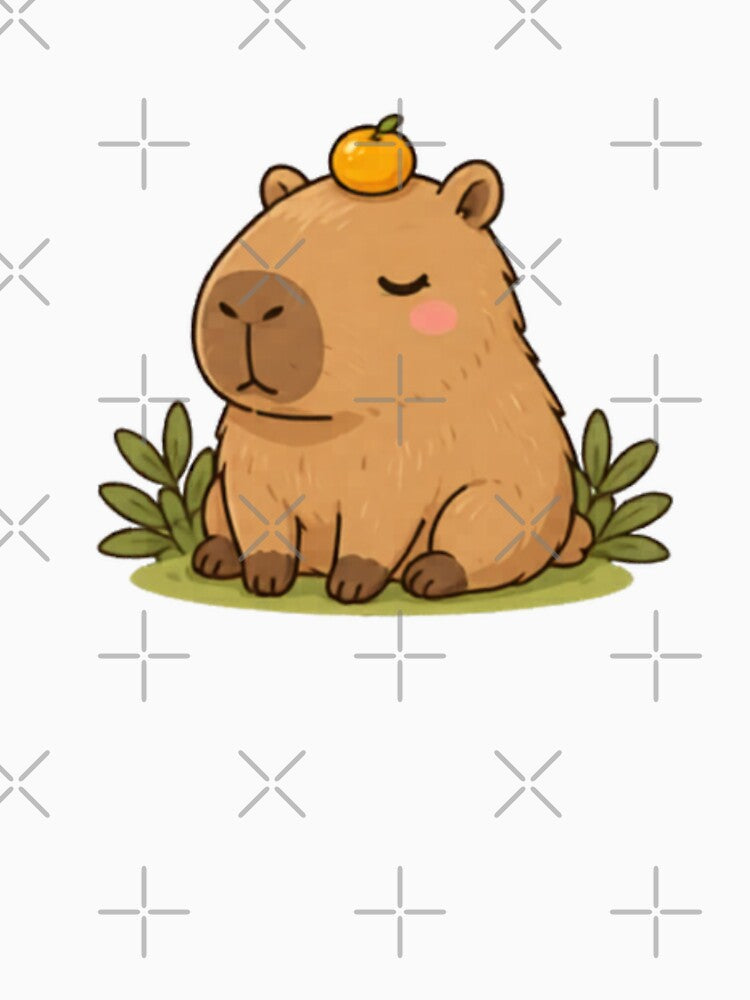 Good Vibes Capybara by MellowMunchkins