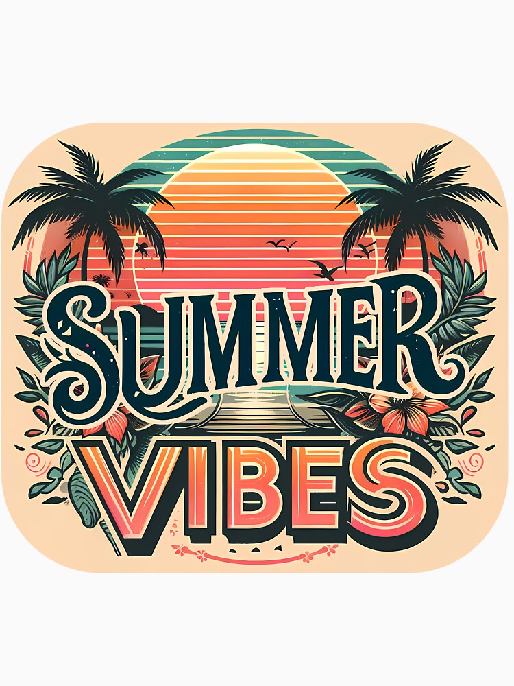 Summer vibes, typography by maxmaj