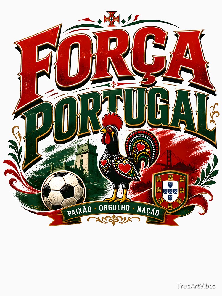 portugal football, portugal football team, portugal soccer team, forca portugal by TrueArtVibes
