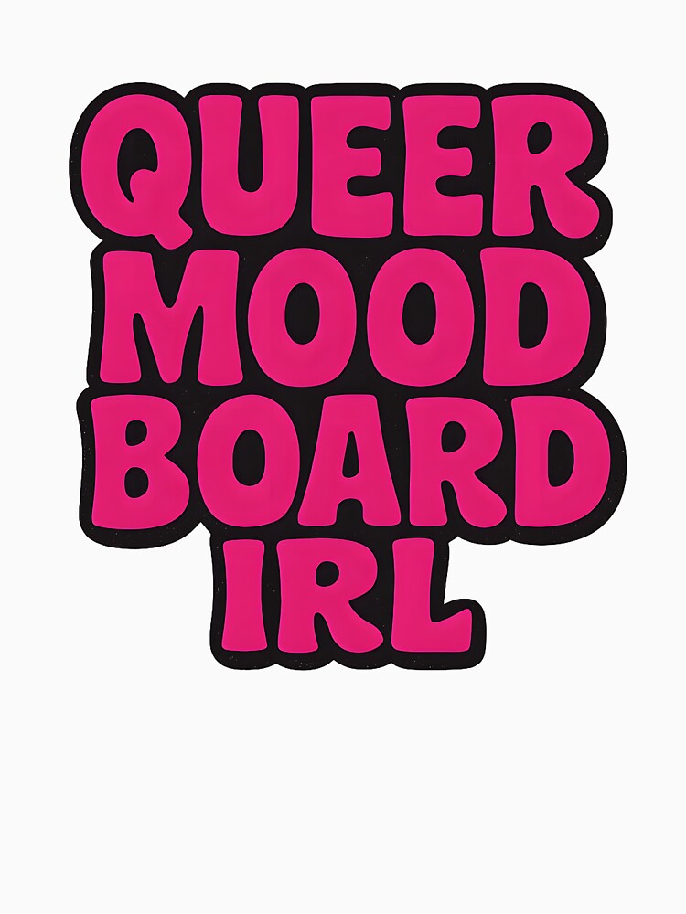 Queer Mood Board IRL – Bold Typography Design by Haus Of Sin