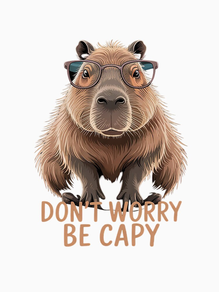 Don't Worry Be Capy Capybara by KotexTemu