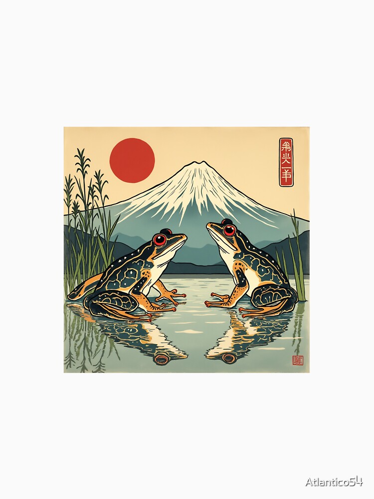 Japanese mount fuji frog by Atlantico54