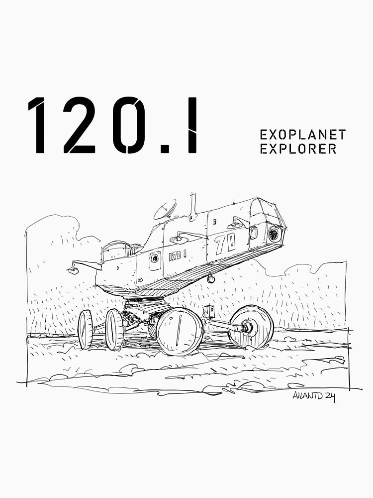 120.I Exoplanet Explorer Drawing by Ailantd