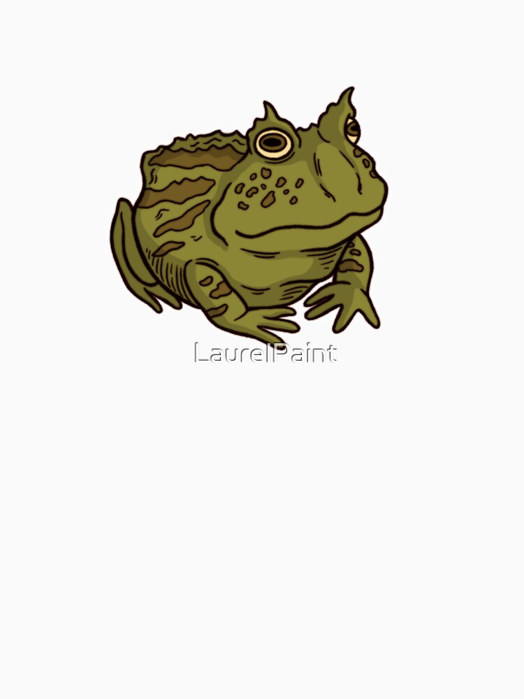 Green frog by LaurelPaint