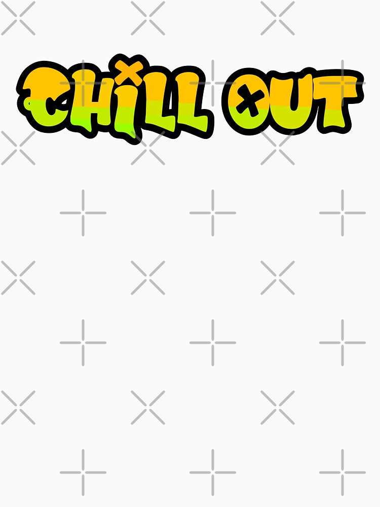 Copy of Typography Art: ‘Chill Out’ in Vibrant Colors by diegomenjivar92