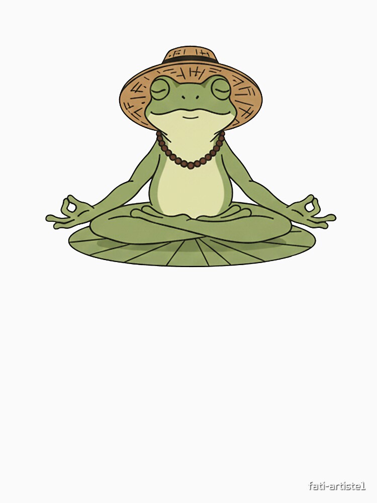 Frog Doing Yoga by fati-artiste1