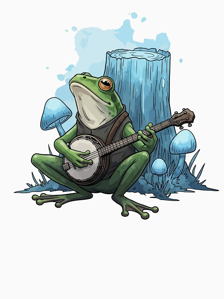Kermit-Inspired Banjo Frog by StudioJohan