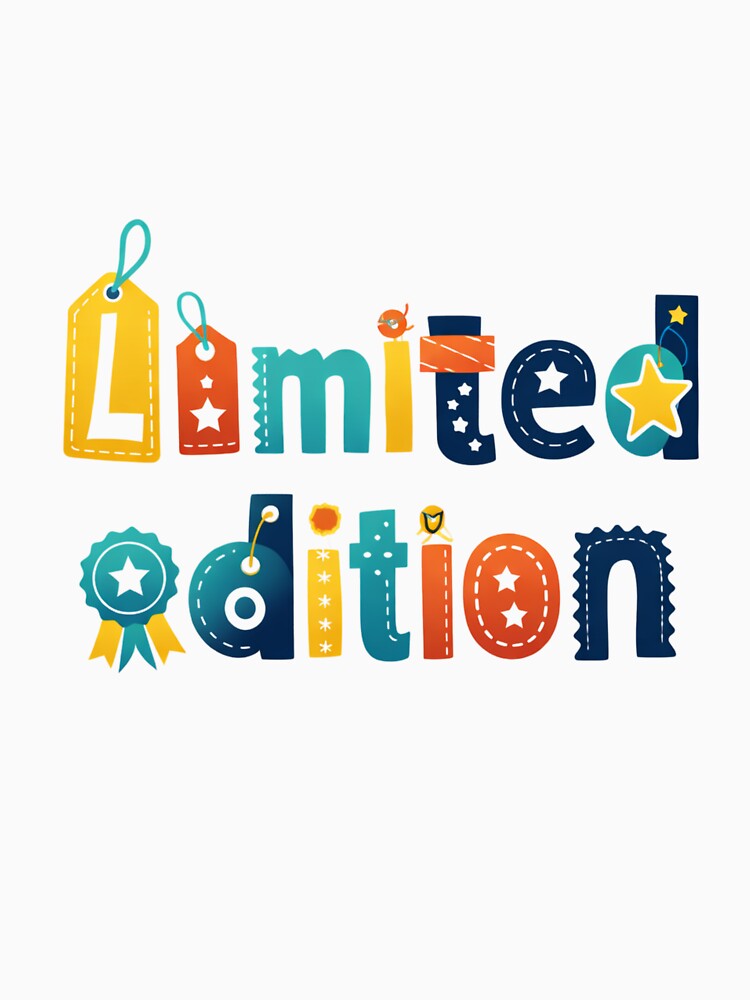 Limited Edition – Playful Typography Illustration by TTStudio