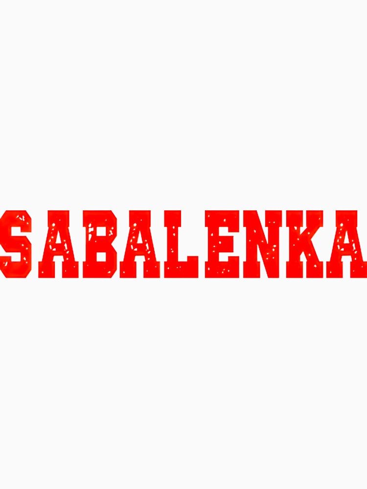 Sabalenka's Bold Statement Design | PERFECT GIFT FOR YOU AND FRIENDS by ThulaniNcube