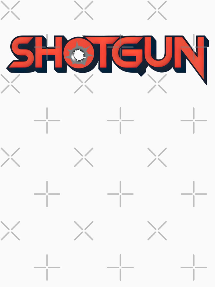 Shotgun Typography Design by PING 999 STUDIO