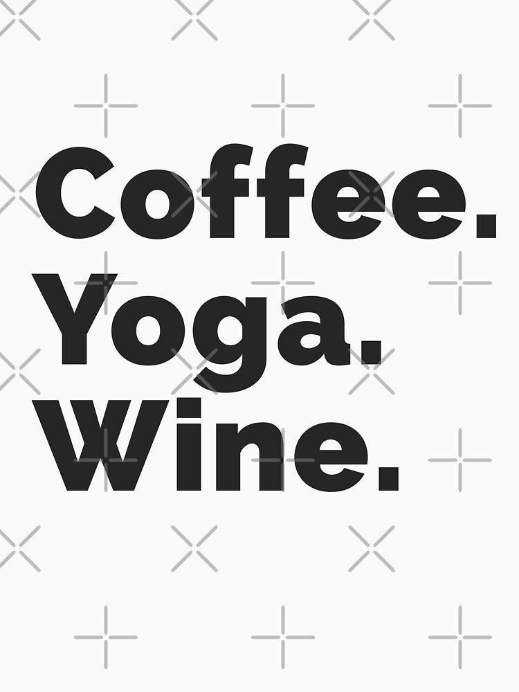 Yoga cardio yoga coffee wine yoga lover by Tropical Blood