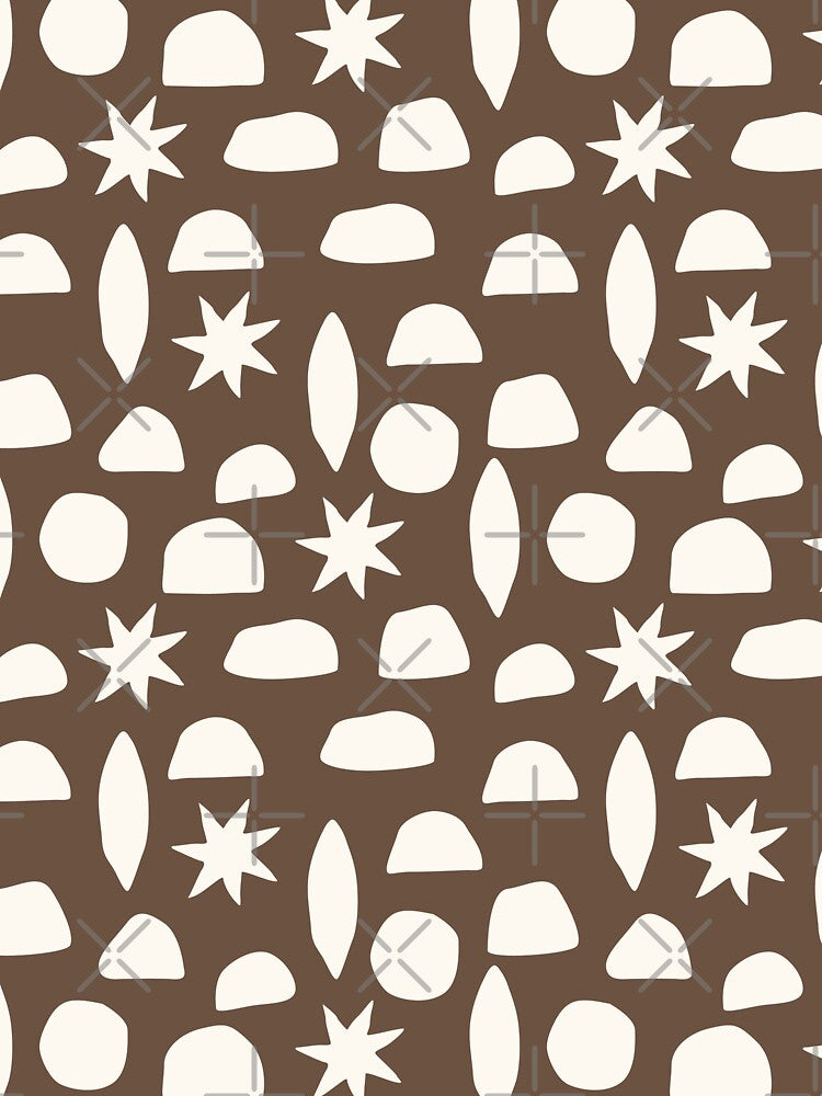 EARTHY BOHO HENRI MATISSE BROWN by blomastudios