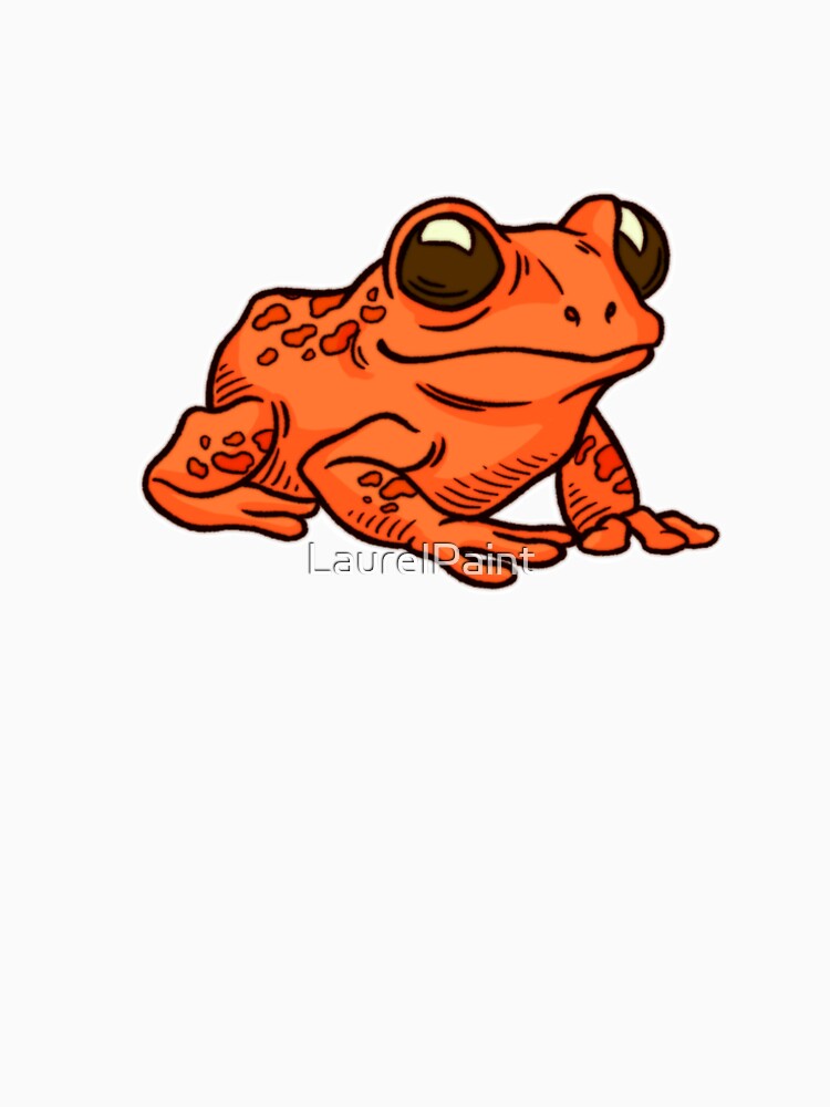 Little red frog by LaurelPaint