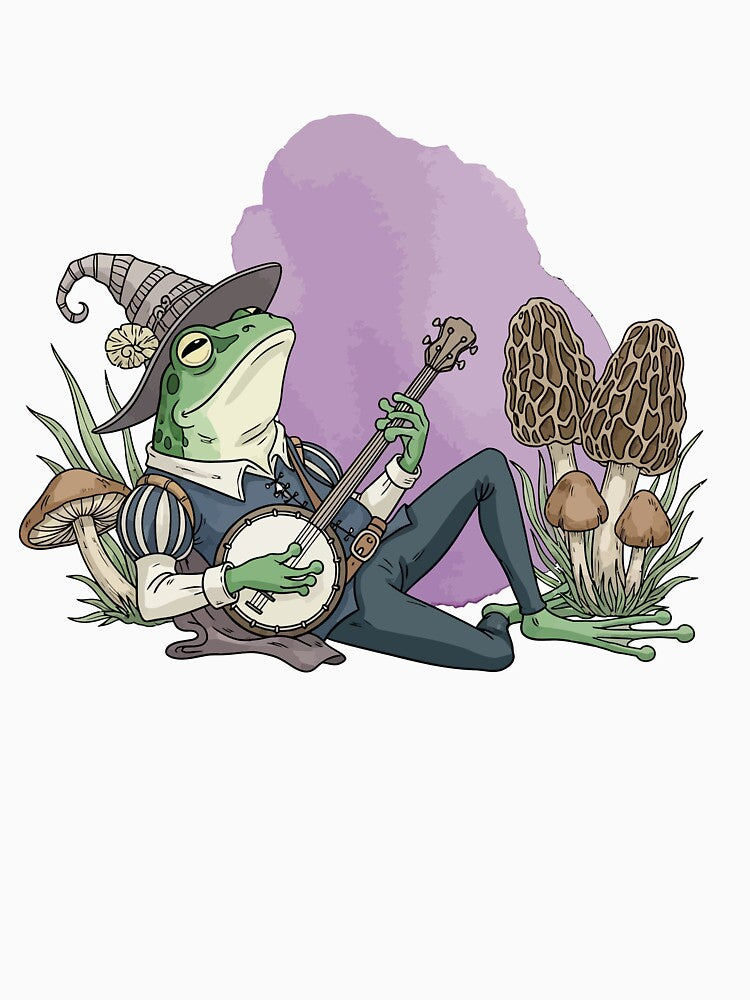 Cottagecore Frog & Banjo Bliss by StudioJohan