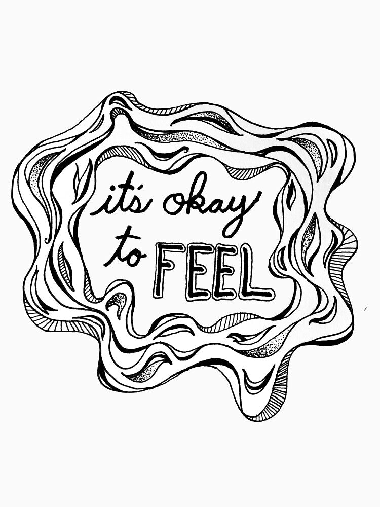 "It's okay to feel" by Massimo Valdes