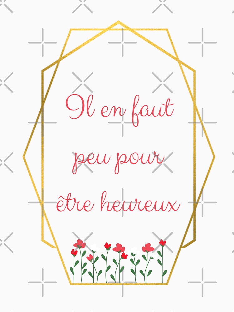 It doesn't take much to be happy" in French by PausePapote