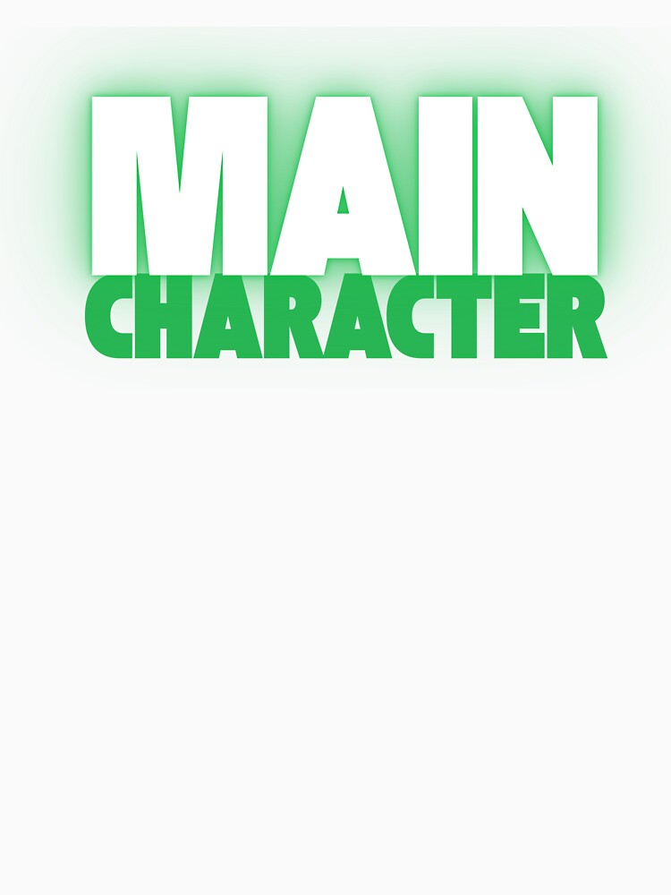 Main character aesthetic typography by CleanDecor