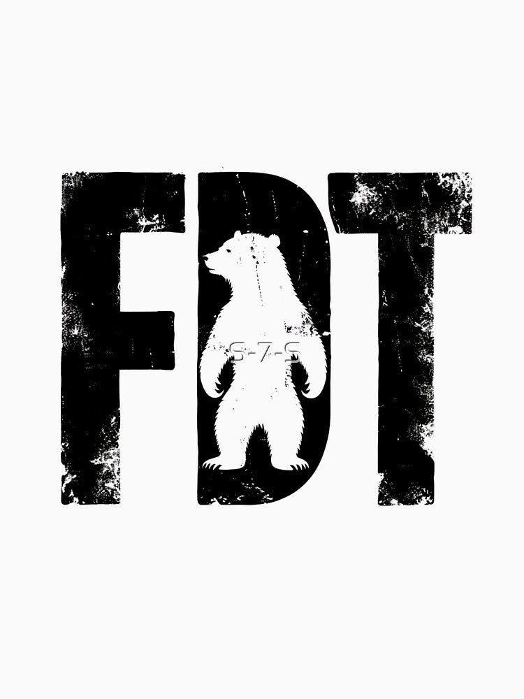 FDT Grunge Distressed Typography Design by DARK_NOVA