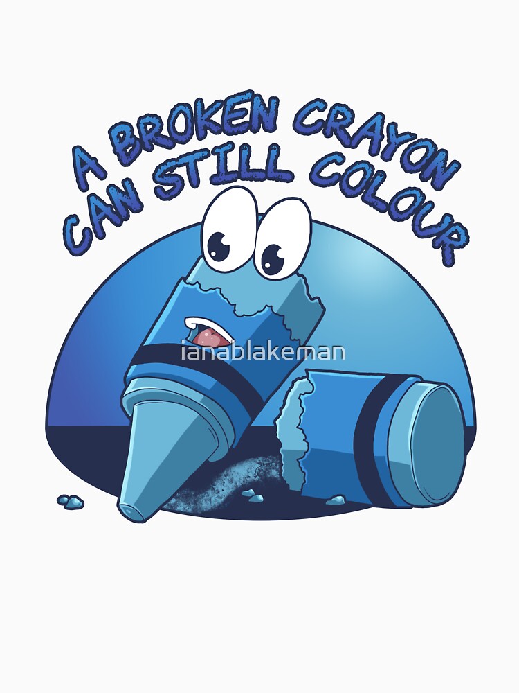Basic broken Crayon by ianablakeman