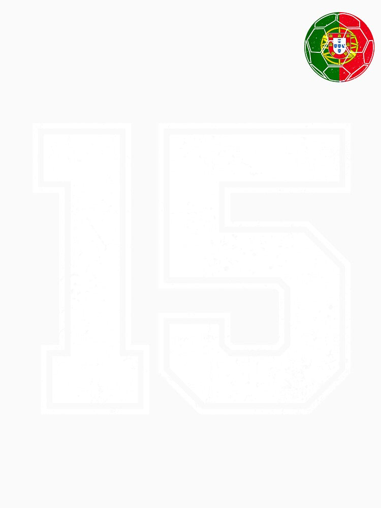 Portugal Soccer Number 15 Vintage Sports Fan by OliviaHayesArt