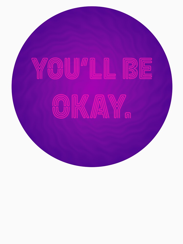 You'll Be Okay - Indigo and Violet Swirl by sillyjess
