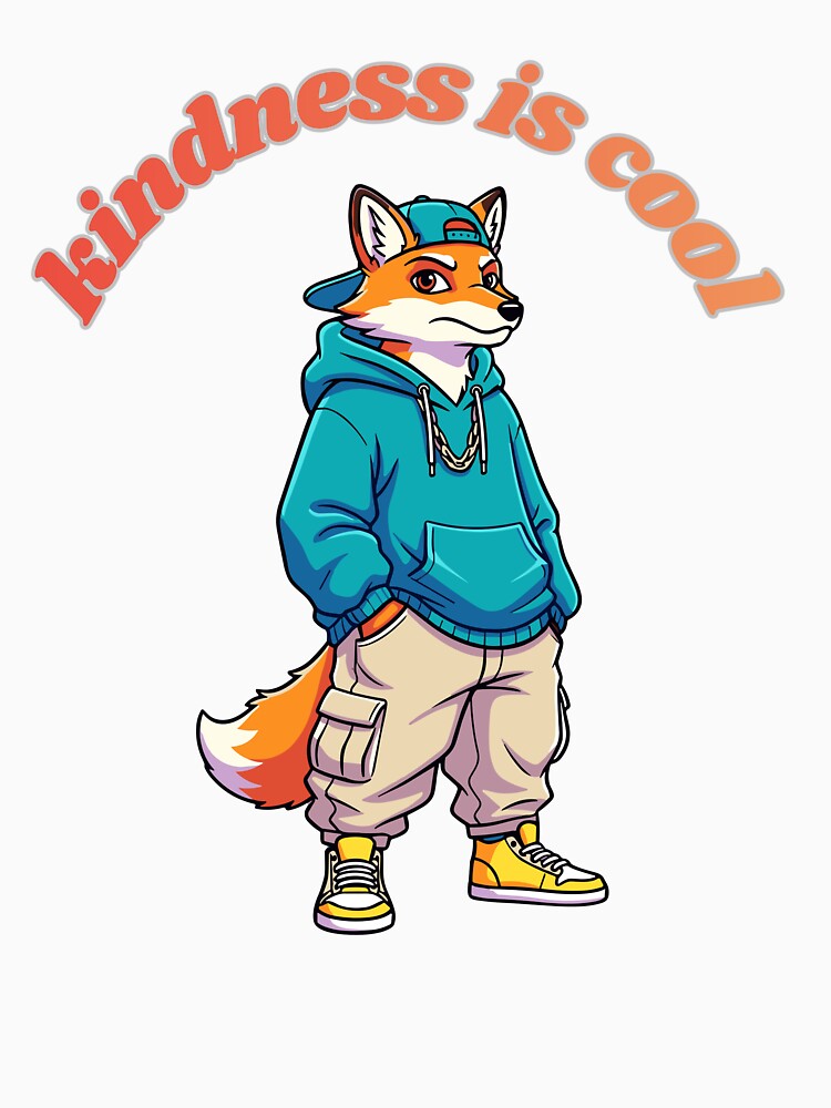 Stylish Fox Promotes Positive Message by the wellness script