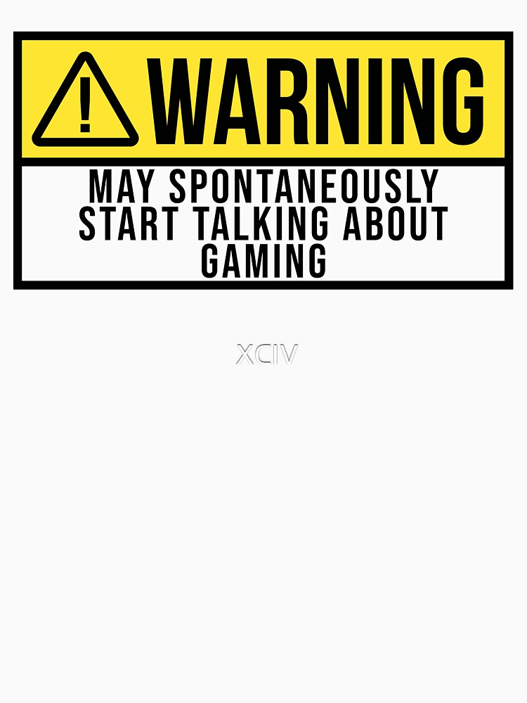 Gaming Warning by XCIV