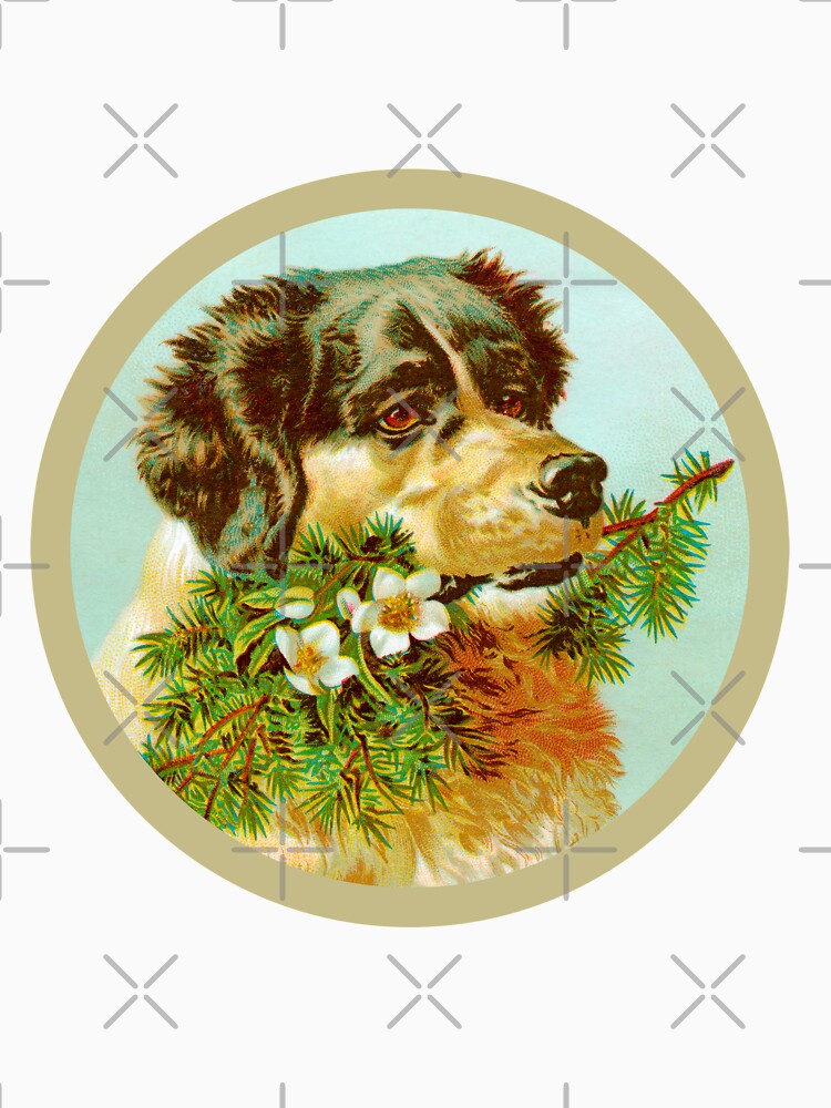 Vintage Christmas Dog by turkmenboy1
