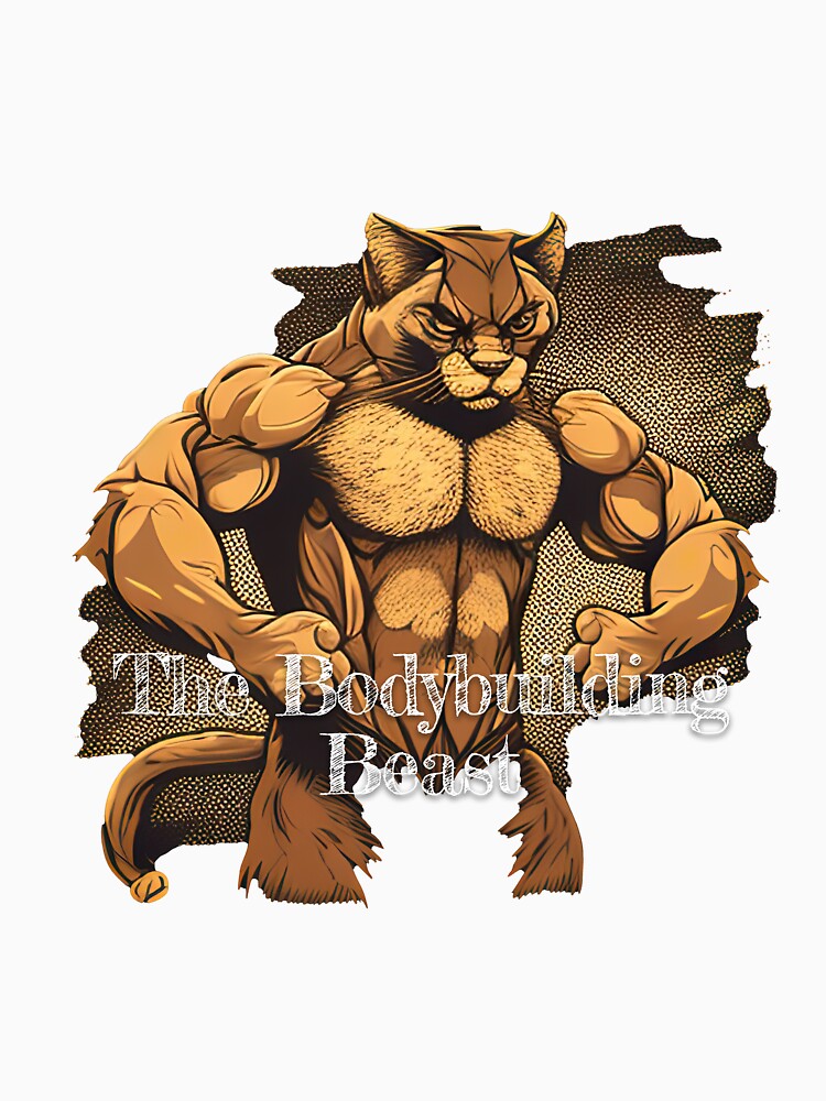 The Bodybuilding BeastDesignBodybuilding Fitness Gym Workout Exercise Merch Print Design by tengamerx