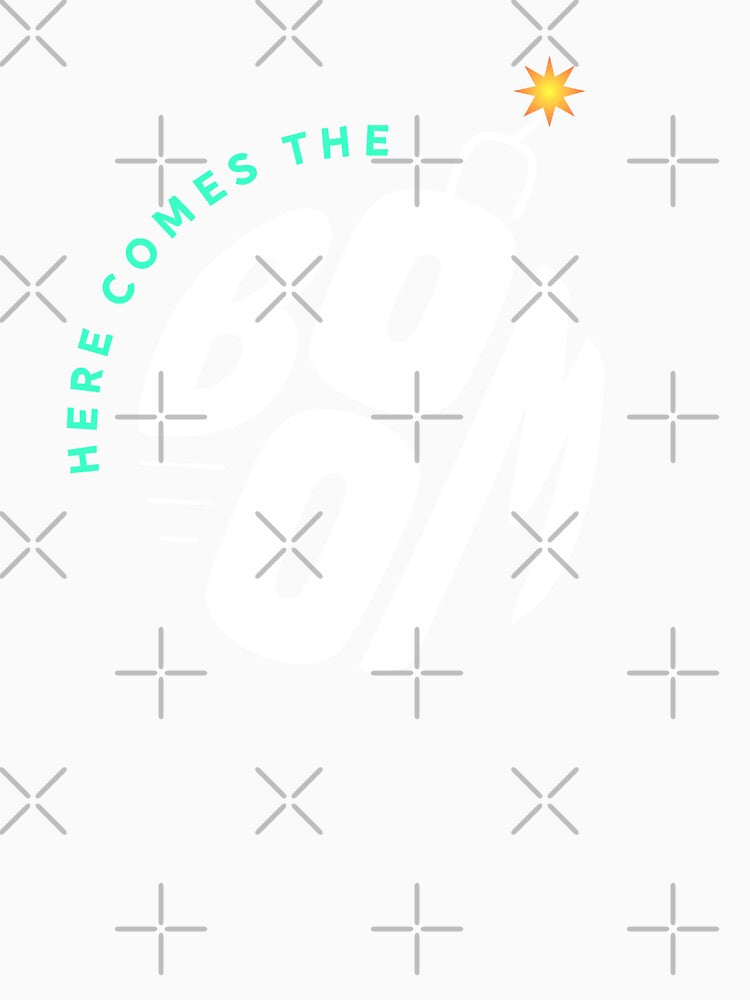 Here Comes the Boom – Bold Bomb Typography Design by graphicnew