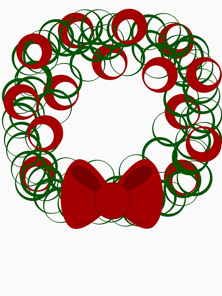 Christmas Wreath with Traditional Colors by Risa-C
