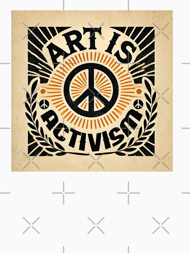 Art Is Activism Bold Vintage Design by RetroPop23
