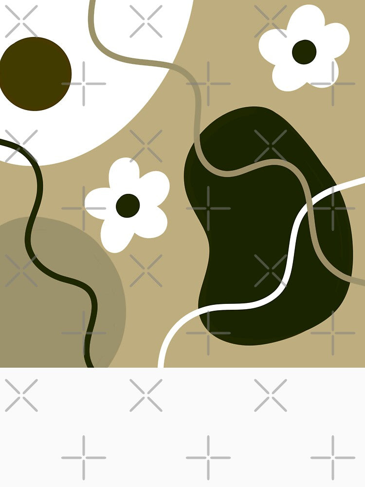 Boho Beige Whimsical Nature by Sartoris Art