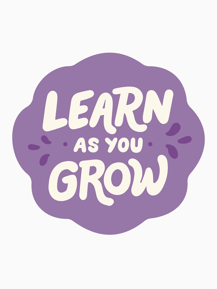 Learn As You Grow Lavender Affirmation by tealborealis