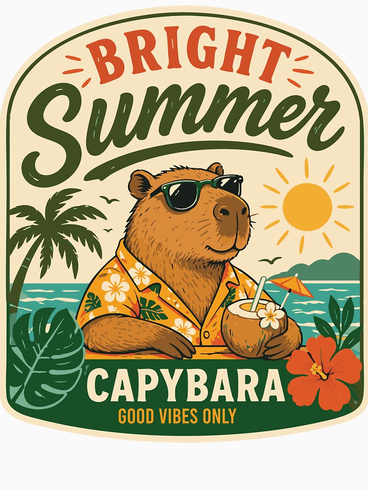 Bright summer vibes with capybara chill by burhon
