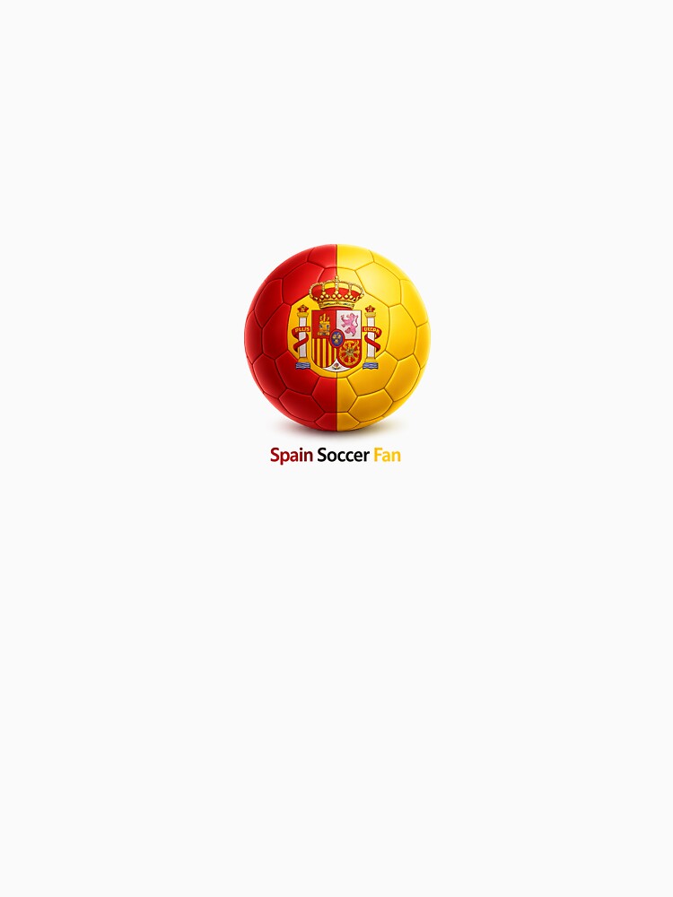 Spain Flag Soccer Ball Fan by Trionda_Shop