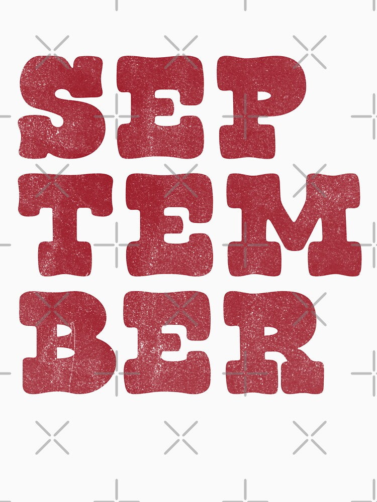 September Bold Retro Vintage Typography Design by trepiu
