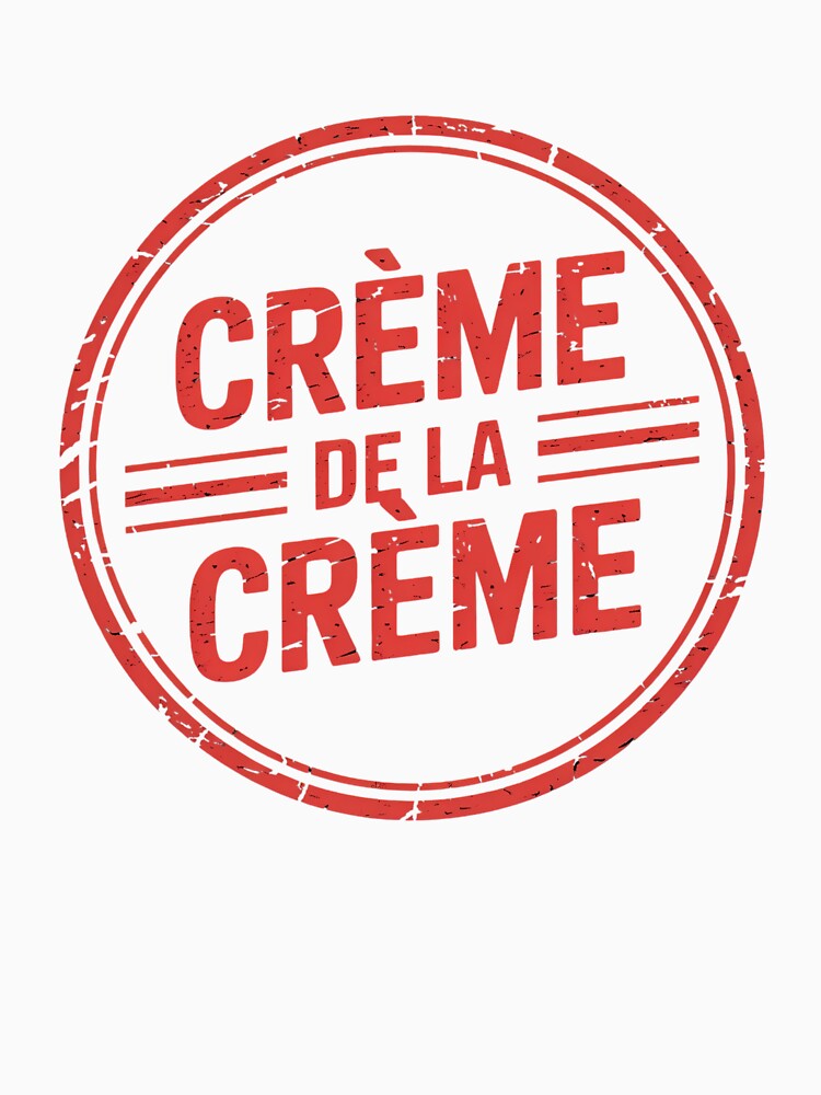 Crème de la Crème – Bold Red Circle Design by HolisticFurArt