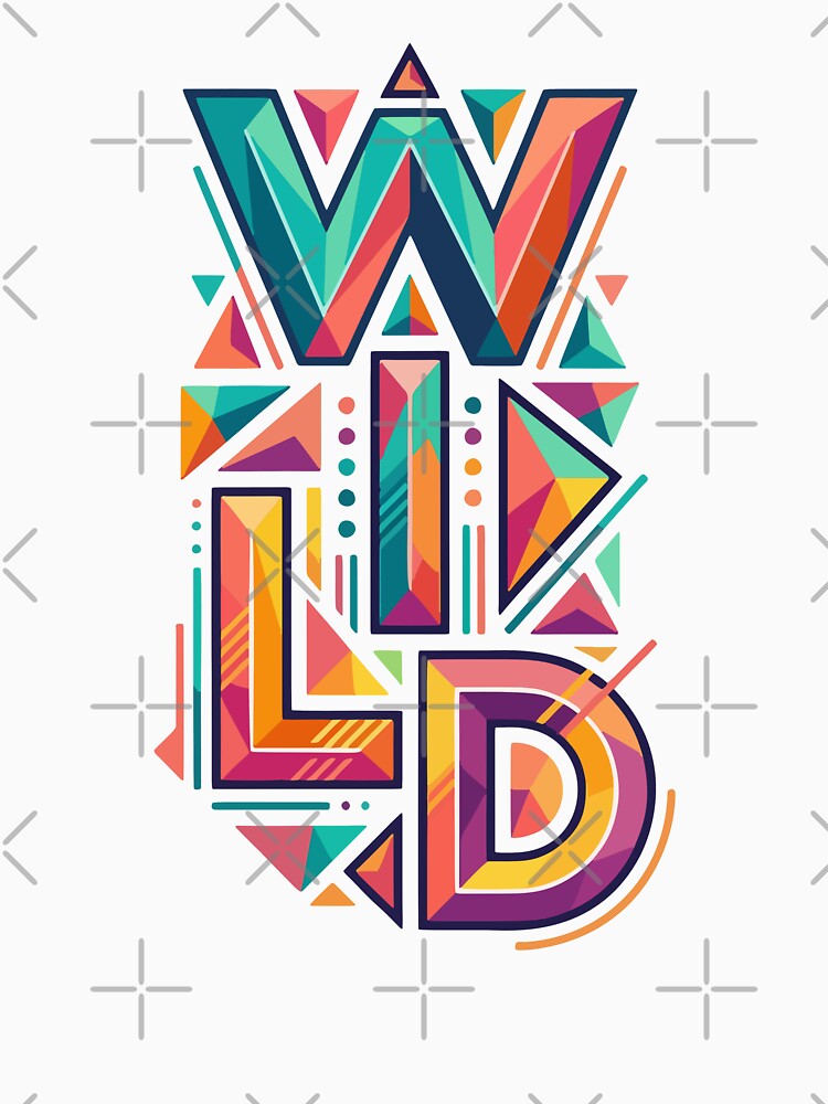 Wild — Vibrant Geometric Typography by 89BLACK