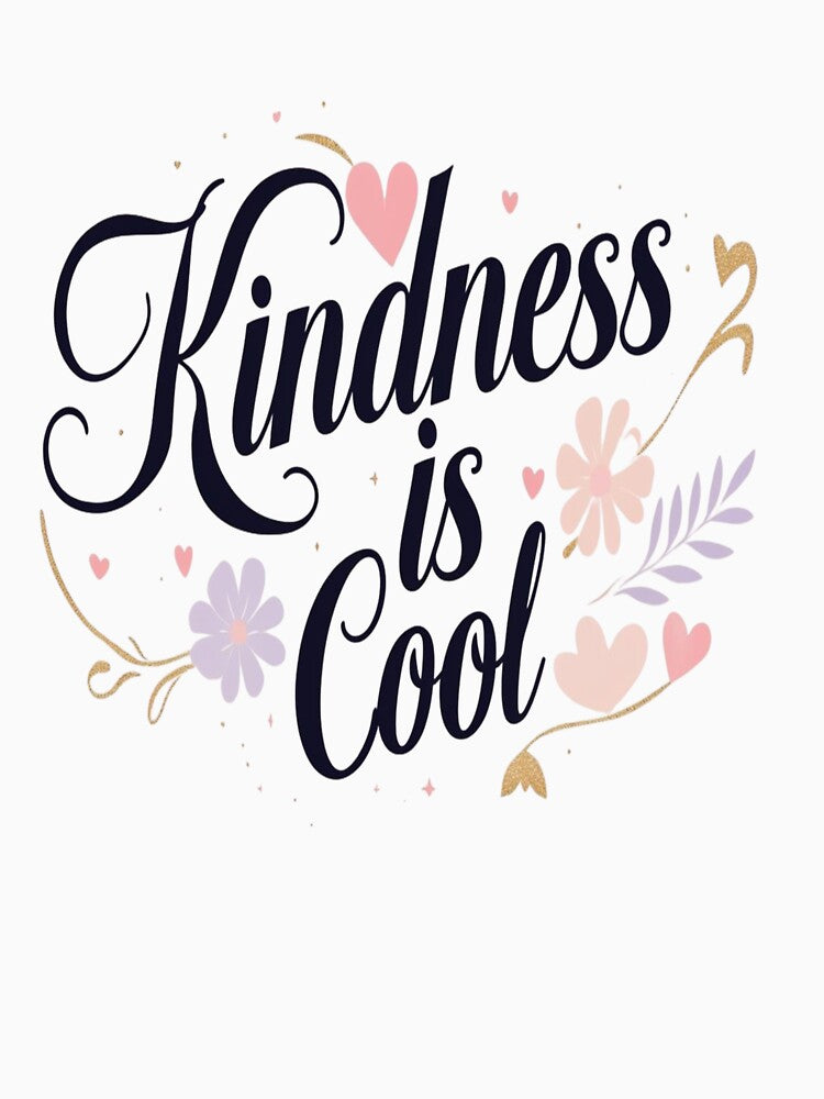 Kindness Is Cool Shirt – Inspirational Positive Message Tee for Kindness Lovers by Aspireall