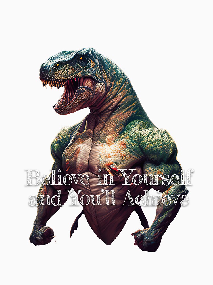 XBelieve in Yourself and You'll AchieveDesignBodybuilding Fitness Gym Workout Exercise Merch Print Design by tengamerx
