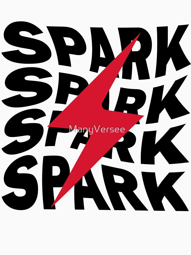 SPARK | Bold SPARK Typography Explosion Design by ManyVersee
