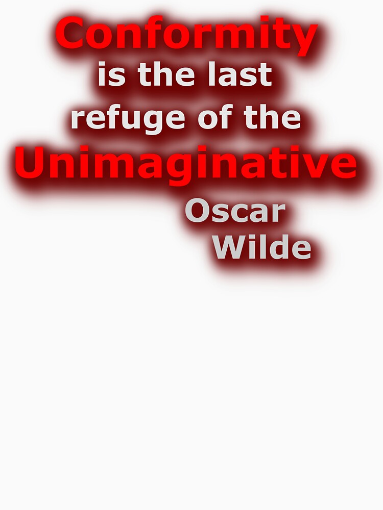 Conformity... Oscar Wilde (AT) by OleKurmudgeon