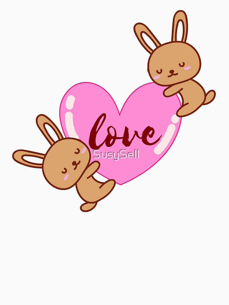Kawaii Bunnies in Love by SusySell