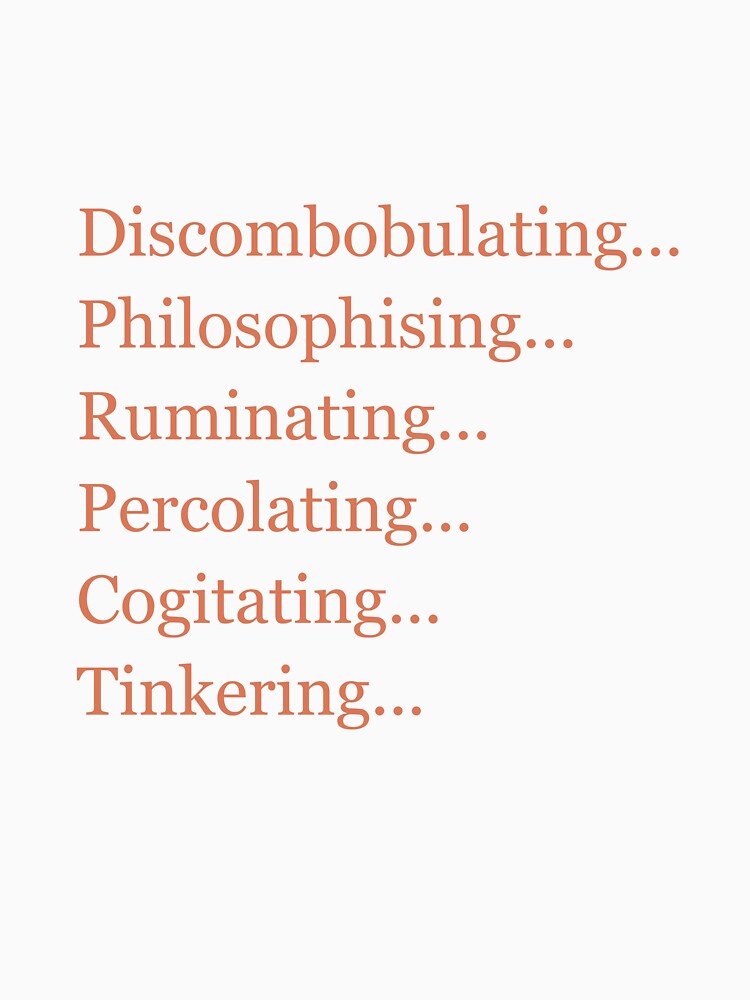 Clauding verbs on any colour shirt or product by WandaVanning