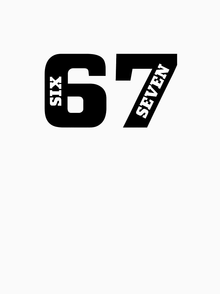 Six Seven Bold Typography Design by EastEndTownie