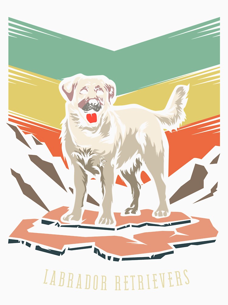 Labrador Dog | Retro design for Dog Lovers by WearthisTee009