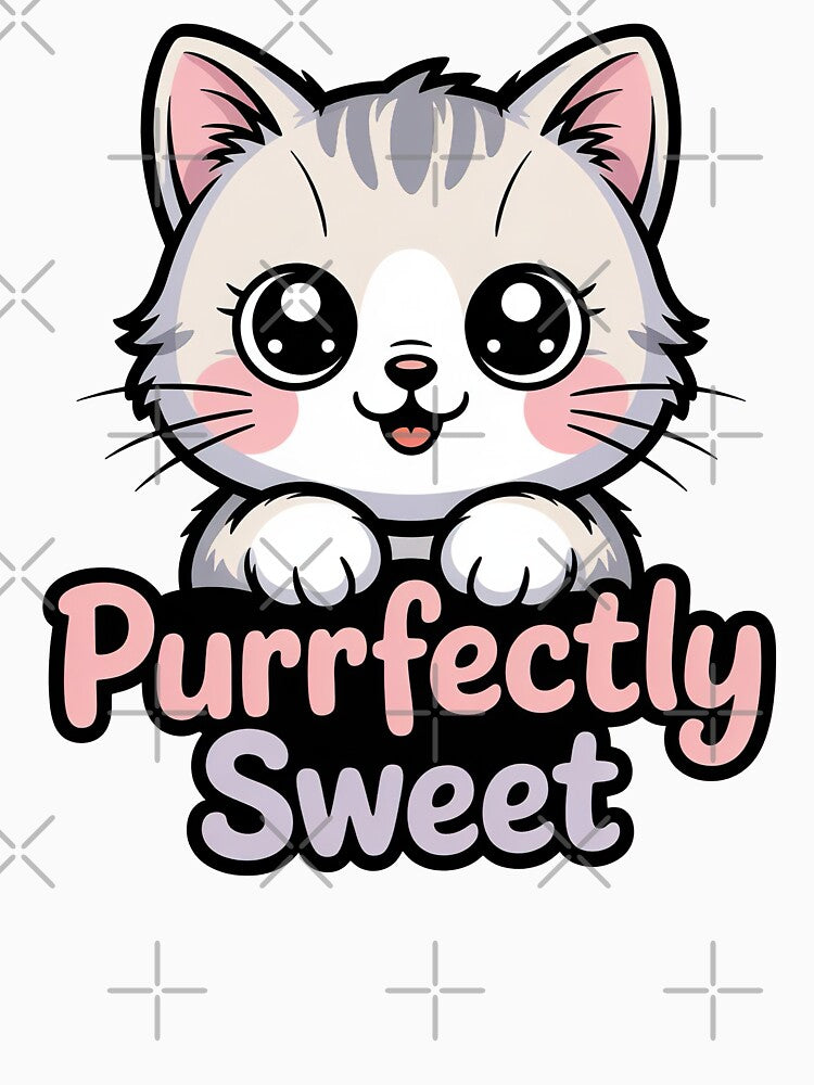 Cute Kawaii Cat, Adorable Kawaii Cat by graphic-genie